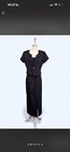 Women   s 2-piece Black Floral Formal Skirt Suit Set M Regular Jacket   Dress