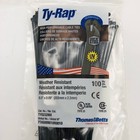 Thomas   Betts Ty5232mx Cable Tie Ty-rap 18lb 8in Uv Black Nylon 500pk   10 pc 