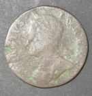 1775 King George Iii British Half Penny - Colonial Era Copper - Non-regal   Evas