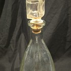 Clear Glass Decanter Bottle With Cork Stopper  Lid stopper Included
