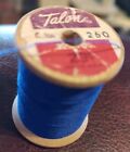 Lot 4 Vintage Sewing Thread On Wood Spools - Partially Full - Various Brands