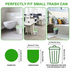 4 Gallon Biodegradable Compostable Trash Bags 100 Count Small Garbage Liners