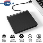 Slim External Cd Dvd Rw Drive Usb 3 0 Writer Burner Player White For Laptop Pc