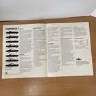 Vintage 1970 Chevrolet Impala Caprice Bel Air Poster Sales Brochure Chevy Cars