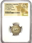 Corinthia Corinth Pegasus Ar Stater 300 Bc  Certified Ngc Choice Au - 5 5 Strike