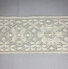 Antique Vintage Ecru Bobbin Lace Trim 3 1 4    X 6 Yards