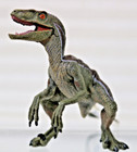 2005 Velociraptor Raptor Papo Prehistoric Dinosaur Toy Figure With Movable Jaw