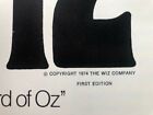 The Wiz   Rare Original 1974 First Edition Wiz Poster 