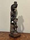 Beautiful  Ak nw Coast Carved   Painted Totem Pole
