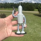 Futurama Bender Heavyweight Diecast Rock Usa Matt Groening 2006 Fox