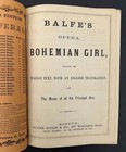 Circa 1864 Libretto  balfe s Opera Boehmian Girl    Ditson