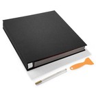 Large Self-adhesive Photo Album Scrapbook - 120 Black Sticky Pages  13x12 8