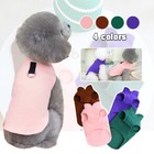 Dog Vest Winter Warm Fleece Sweater Coat Clothes Jacket Small Medium Pet Jumper