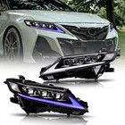 Led Headlights For Toyota Camry L Xse Xle Trd Se Le 2018-2024 Clear Head Light