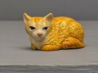 Retired Hagen Renaker Orange Sleepy Cat