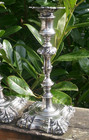 Pair Of Dated 1845 Henry Wilkinson   Co  English Sterling Silver Candle Sticks