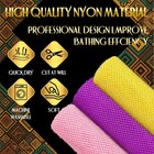 Ujfqbh 3 Pieces African Bath Sponge African Net Long Net Bath Sponge Exfoliating