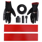 50 Ton Shop Press Accessories Kit Steel Plates Punch Set Bearing Shield 6pc