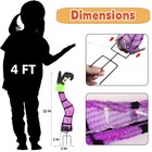 Set Of 2 Halloween Lighted Wicked Witch Legs With Stakes  22  Light Up Purple