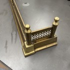 Antique Solid Brass Fire Fender Guard