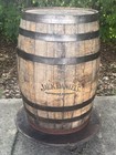 Authentic Jack Daniel   s Whiskey Barrel W  Wood Display Base 42    Rustic Decor