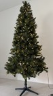 Santa   s Own 7 5ft Slim Wesley Spruce Tree Pre-lit Tree 450 Warm White Led Light