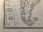 South America 1826 By Brue 19e Century Large Antique Map
