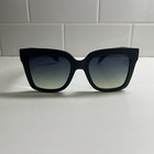 Quay Australia Bold Matte Black Smoke Sunglasses Women   s 