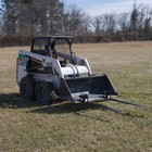 Titan Attachments Heavy-duty 60  Clamp-on Pallet Forks With Stabilizer Bar