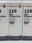 5x Walgreens Age Protection Spf 110 Oil Free Face Lotion Sunscreen Exp 2025