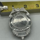 Blank Special Officer Badge Silver Tone Badge Pin Eagle On Top