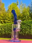 11  Water Pipe Bong Hookah With Premium Glass Percolator Free Shipping
