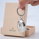Rolex Silver Crown Medallion Keychain Luxury Vip Gift Rare Collectible New