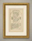 Antique Map Of The Brazilian Coast With Rio De Janeiro Province  Circa 1860