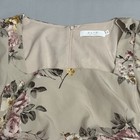 Astr The Label Floral Long Sleeve Midi Dress Women Extra Small Xs Gathered Waist