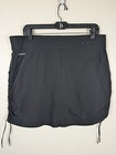 Columbia Skort Womens Xl Black Omni Shield Activewear Skirt Outdoor Hiking