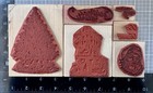 2000 Stampin    Up Old Fashioned Christmas Rubber Stamp Set Of 6 Santa Tree Gifts
