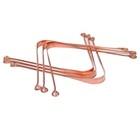 Pure Copper Tongue Cleaner Scraper Set Of 6 Oral Hygiene Tool Bad Breath Removal