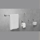 4-piece Bathroom Hardware Accessories Set Brushed Nickel Bathroom Towel Bar