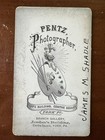 Rare 1870s Sideshow Musician Performer   Photographer Cdv By Pentz Circus Barnum