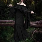 7 Pcs Halloween Medieval Renaissance Witch Dress For Women  Victorian Vintage   