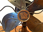 Vtg 12  Desk Fan   Robbins   Myers 60 Cycle Convert Brazier Electric Co  Toronto