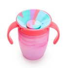 Munchkin   Miracle   360 Trainer Sippy Cup With Handles  Spill 7 Ounce  Pink 