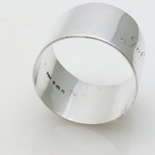 Heavy 46g Sterling Silver Napkin Ring For John - Sjr London 1933