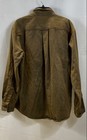 Orvis Men s Distressed Moleskin Shirt Jacket Brown Classic Fit Size L