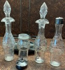 Victorian Rogers Smith Cruet Castor Condiment Set Flawed Antique Silver Plate