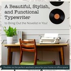 Classic Manual Typewriter  Antique Typewriting Machine  Vintage Typewriter De   