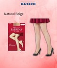 3-pack Gunze Sabrina Natural Sheer Stockings L-ll Natural Beige Run-resistant Jp