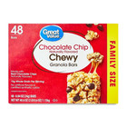 Great Value Chocolate Chip Chewy Granola Bars  Family Size  0 84 Oz Paper Box  4