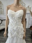 Wtoo 17429 Aurora Ivory Tulle Alencon Lace Sweetheart Wedding Dress Sz 10 Nwt